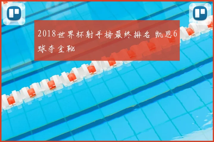 2018世界杯射手榜最终排名 凯恩6球夺金靴